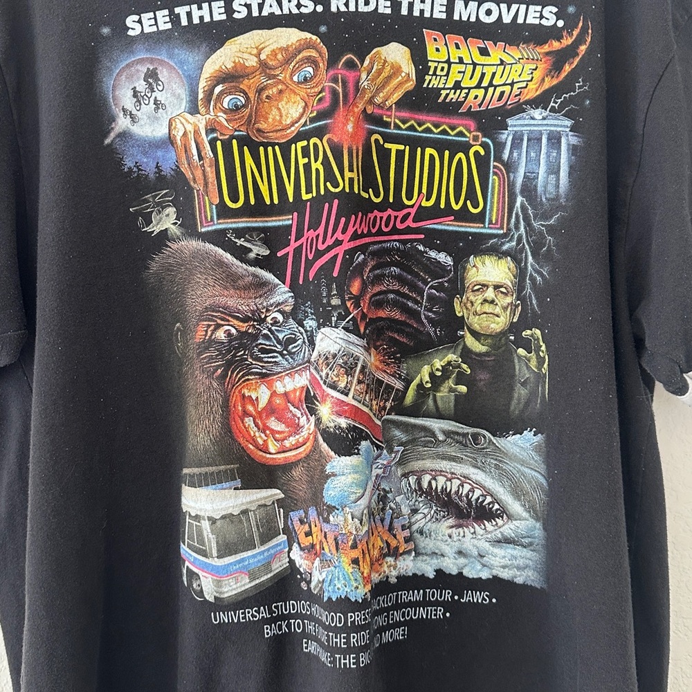 Universal Studios Hollywood Ringer Tee Vintage | … - image 2